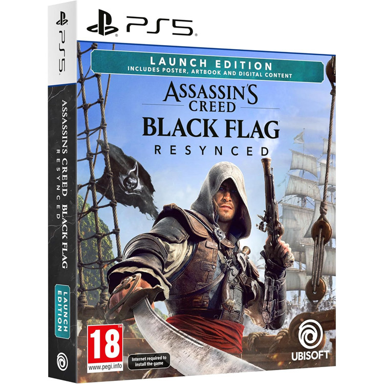 assassins-creed-black-flag-resynced-ps5-launch-edition-750x750 بازی Assassin's Creed: Black Flag Resynced نسخه Launch برای PS5 - تصویر 1